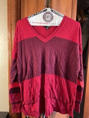 ANA LONG SLEEVE 2 tone sweater